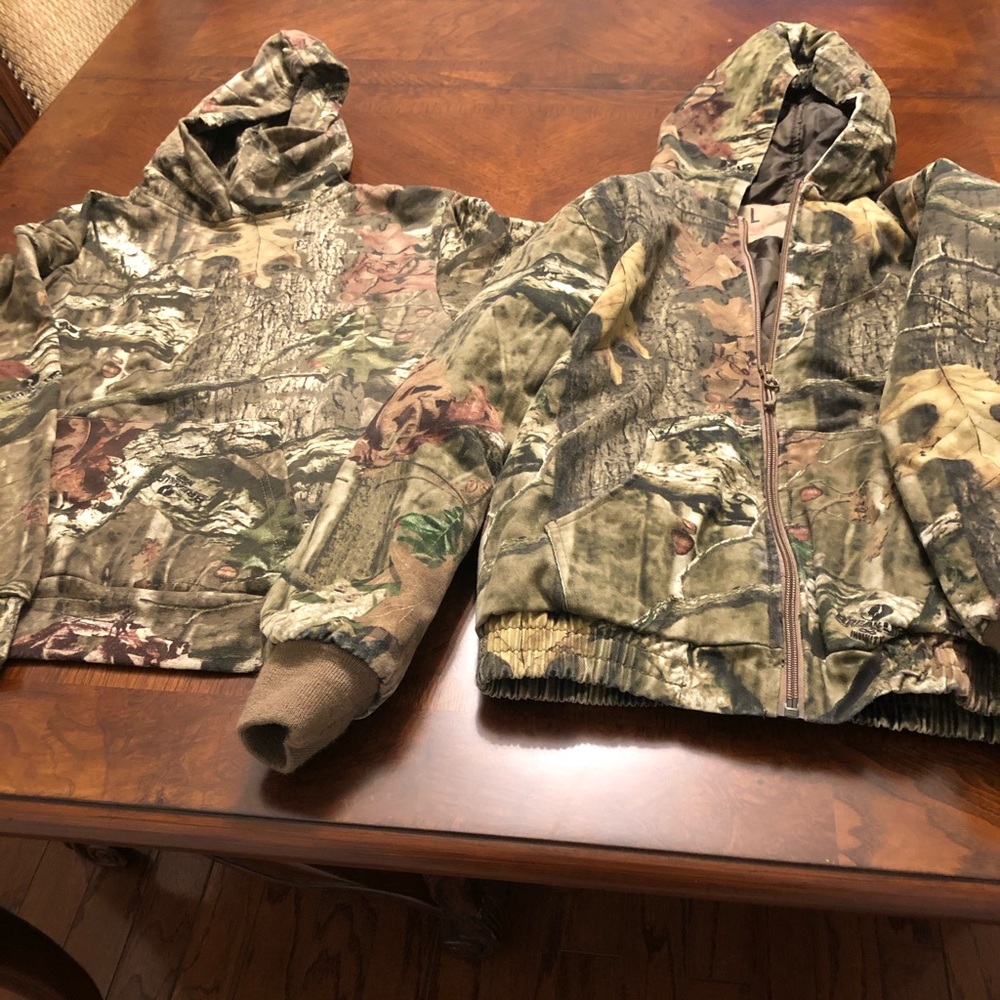 Youth Camo Hoodie (Mossy Oak) & Jacket (RedHead)